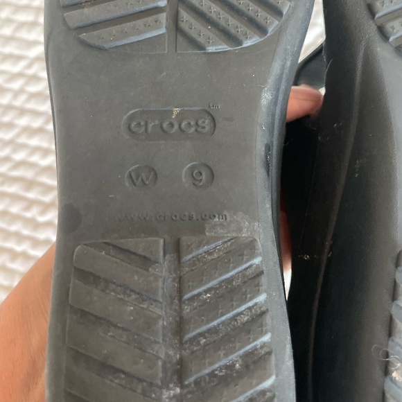 WOMENS DUAL CROC COMFORT WEDGE HEEL SHOES SIZE 9 - Picture 5 of 6